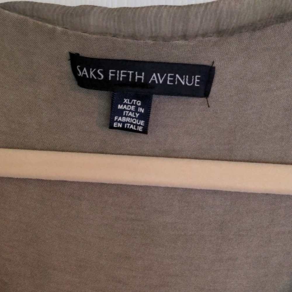 Saks Fifth Avenue Blouse XL - Picture 2 of 4
